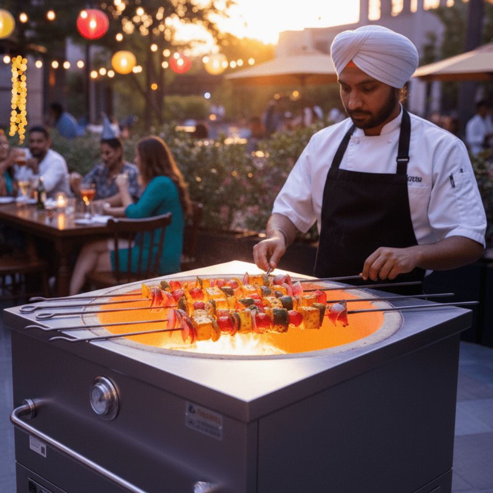 AS05 - Round- Tandoor Skewers - 36" - Image 4