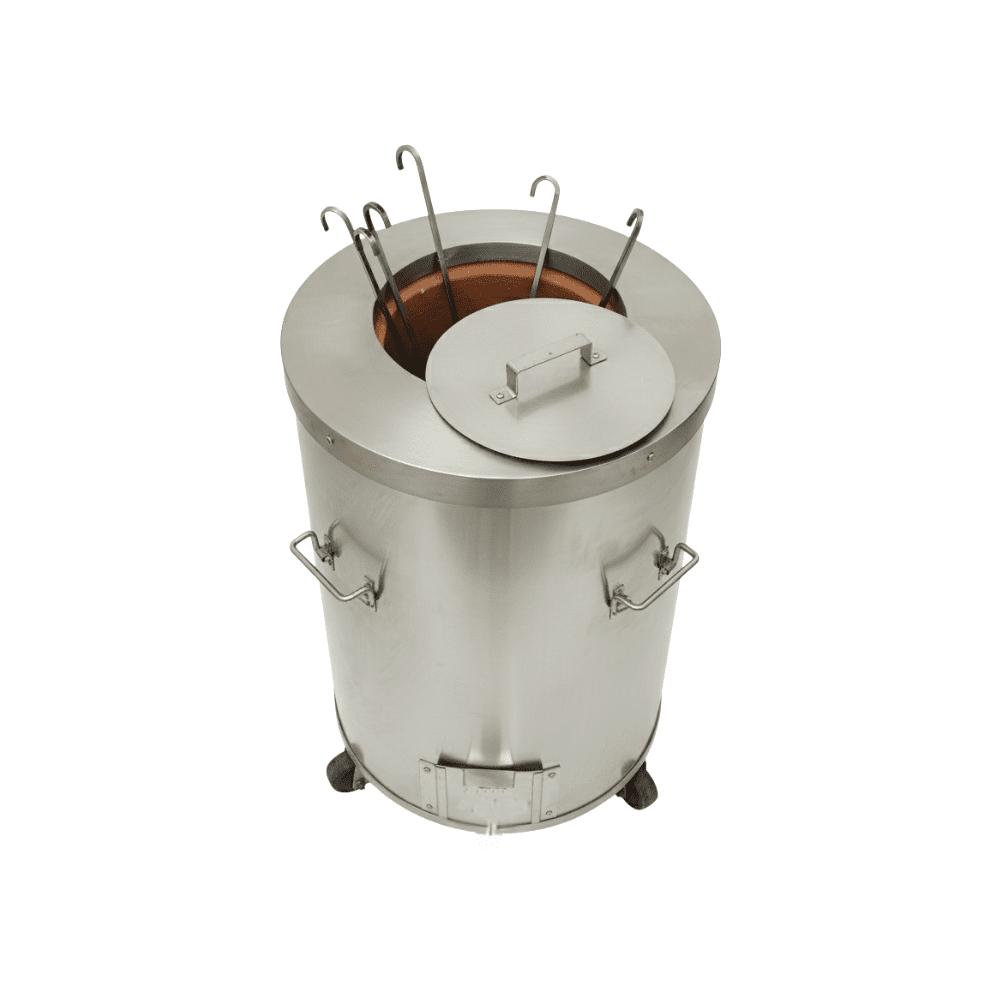 R26 - 20" x 26" Round - Residential Mini Tandoor - Image 6