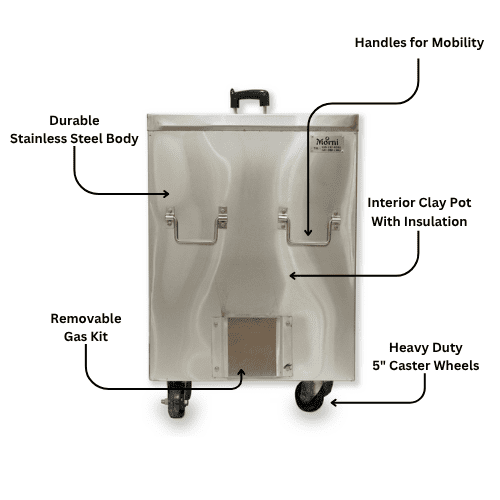 CS04 - 24" x 24" Square - Desi Clay Oven - Image 7