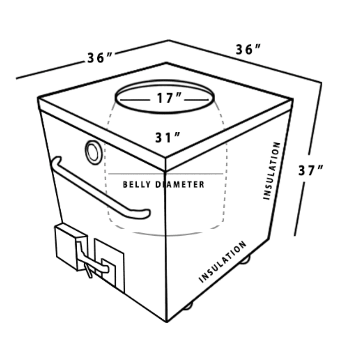 Tandoor Ovens side view