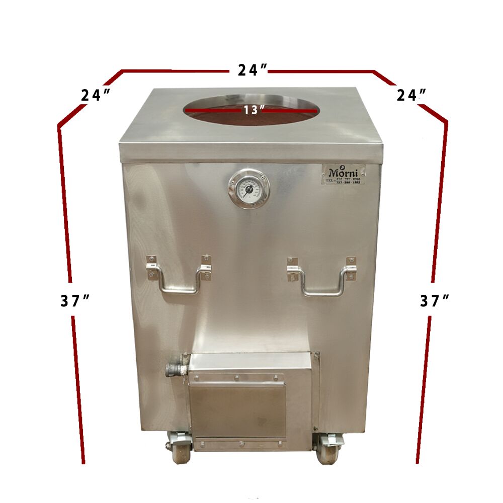 CS02 Food Truck Oven 24" X 24" X 37" Measurement Image