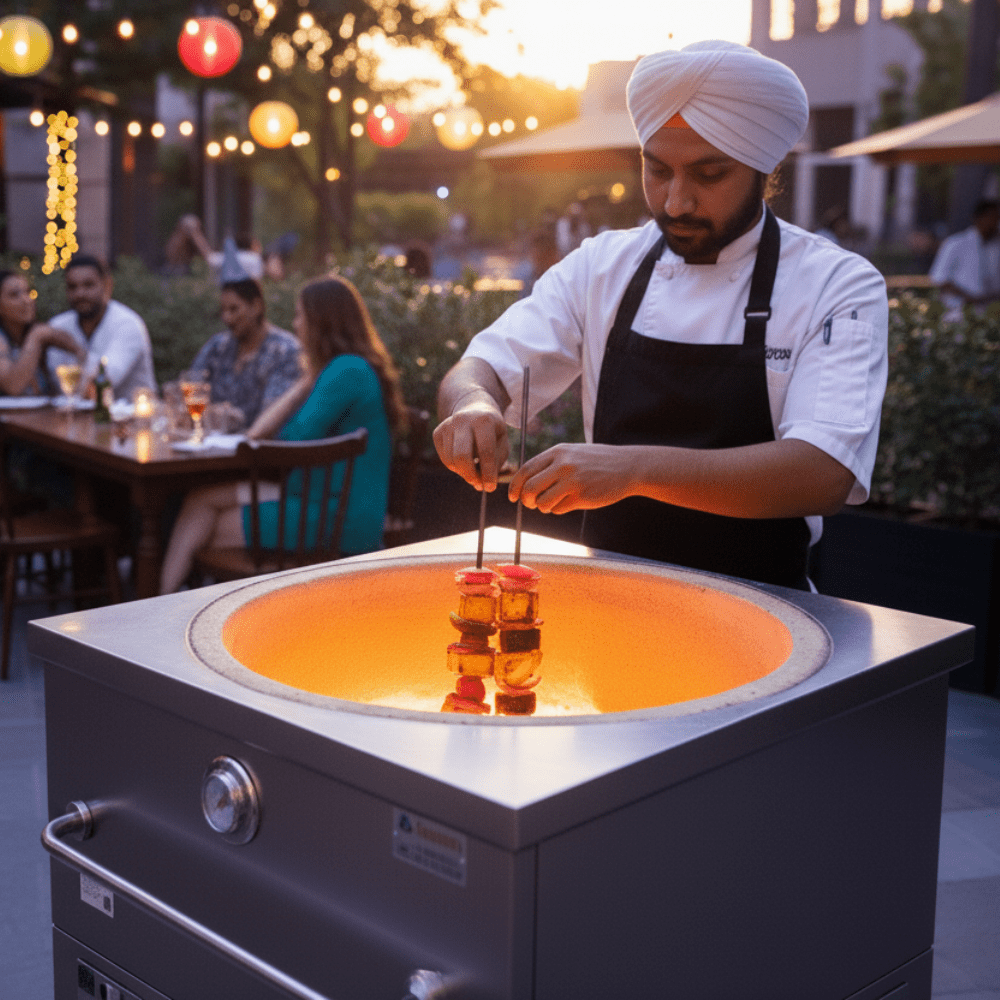 AS05 - Round- Tandoor Skewers - 36" - Image 3