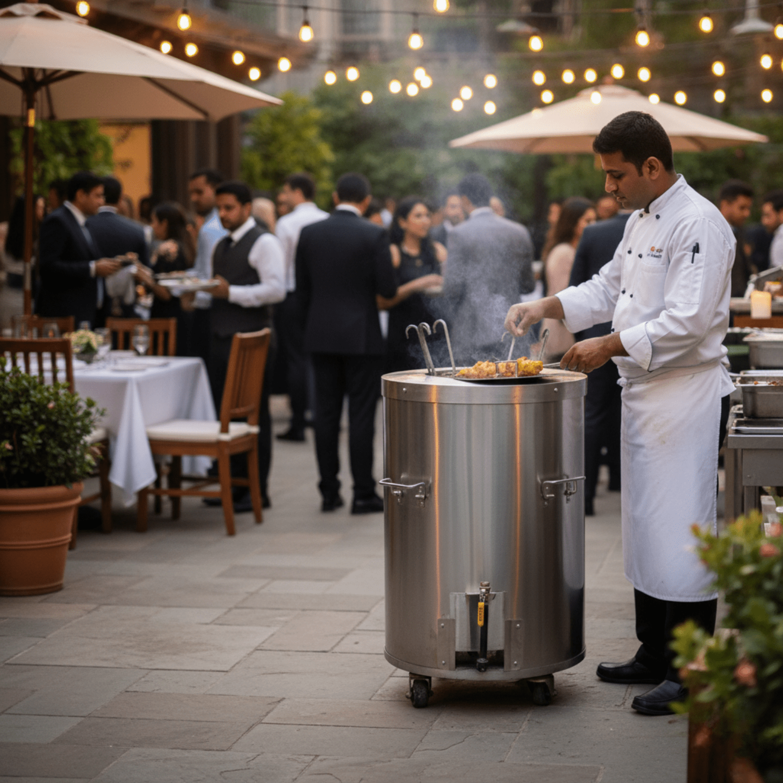 CS01 - 24" x 24" Round - Catering Clay Tandoor - Image 9