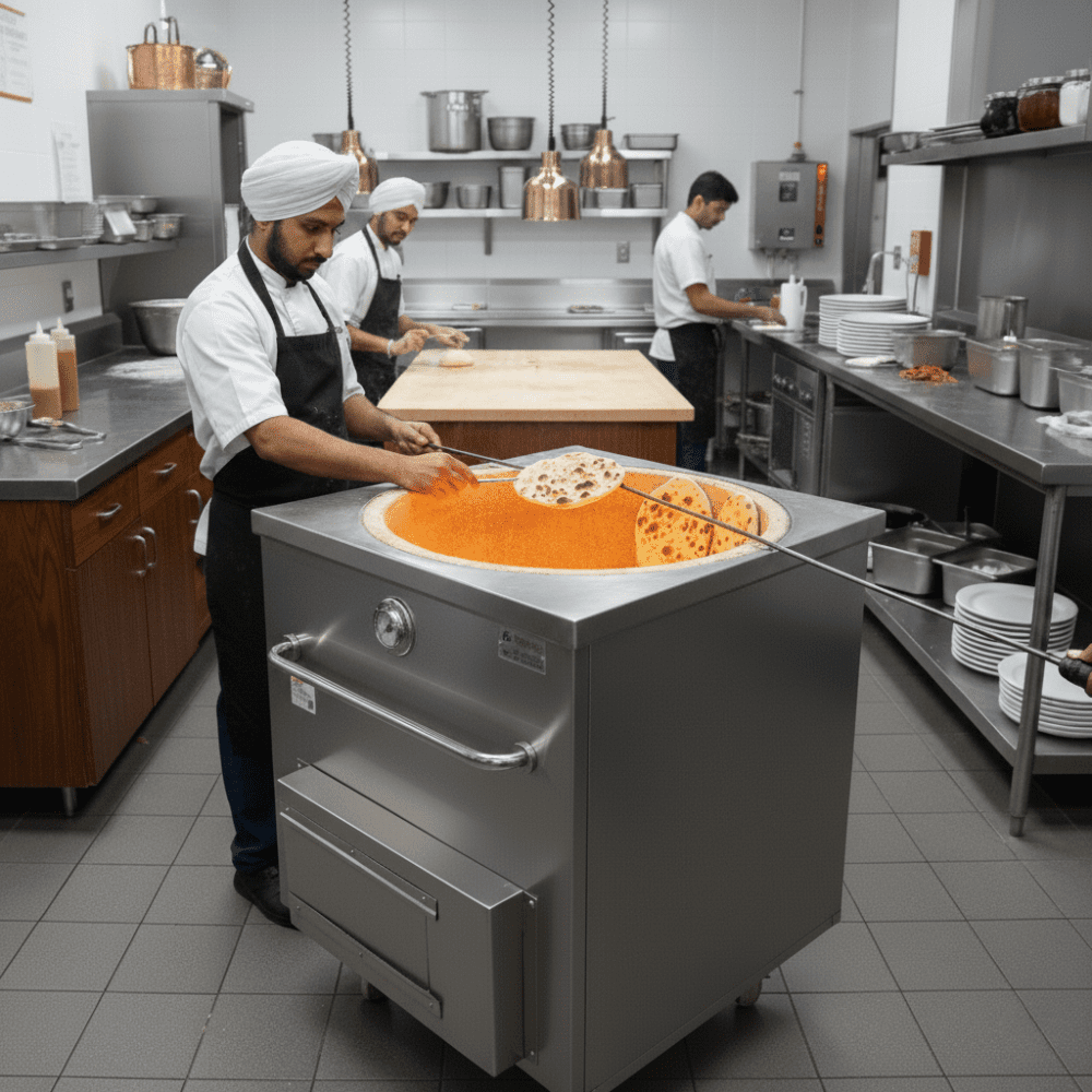 AS03 - Tandoori Naan Rod Pair - Ergonomic Design - Image 3