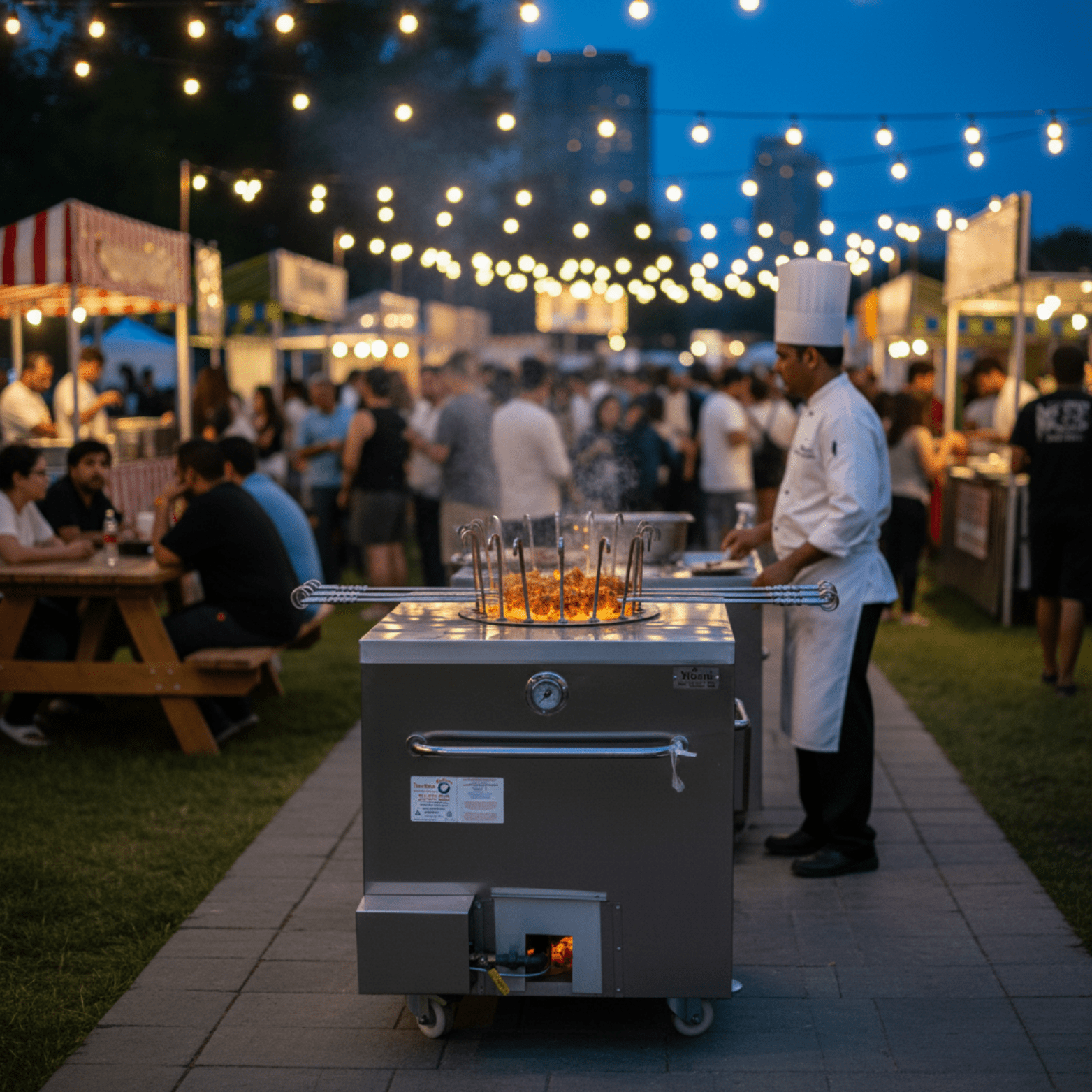 T04 - 34″ x 34″ Restaurant Gas Tandoor - Image 9