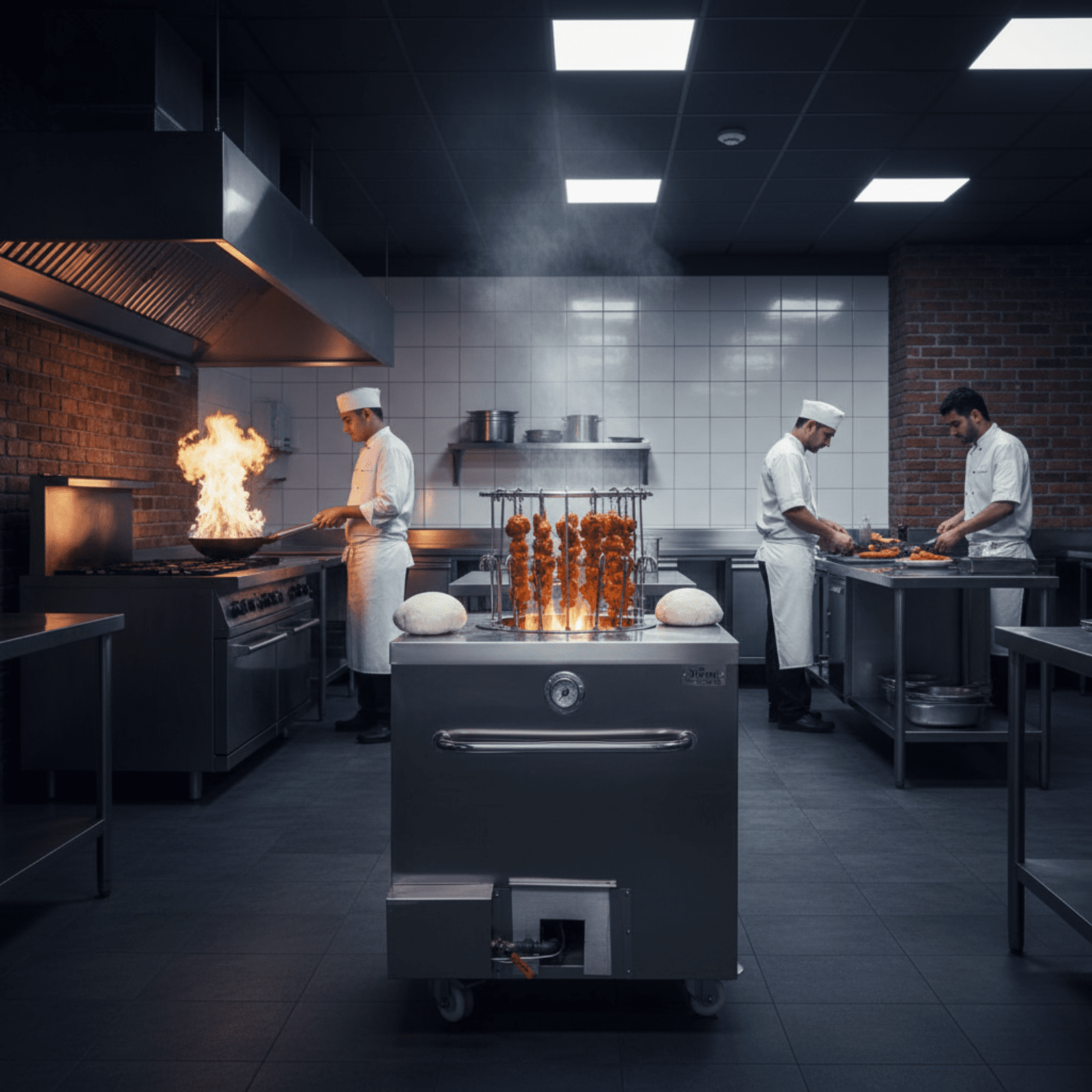 T06 - 36″ x 36" Commercial Punjabi Tandoor - Image 9