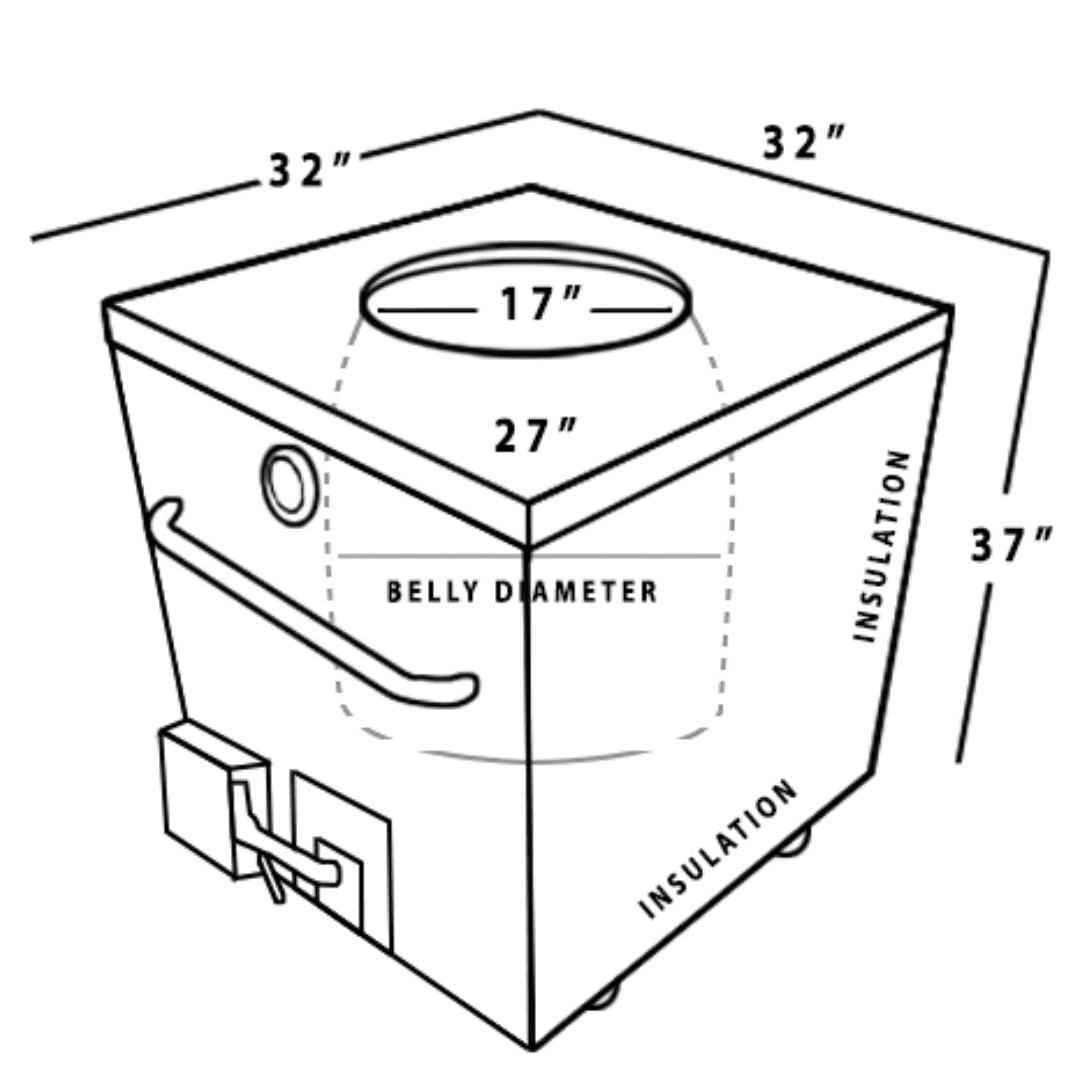Tandoor Ovens side view