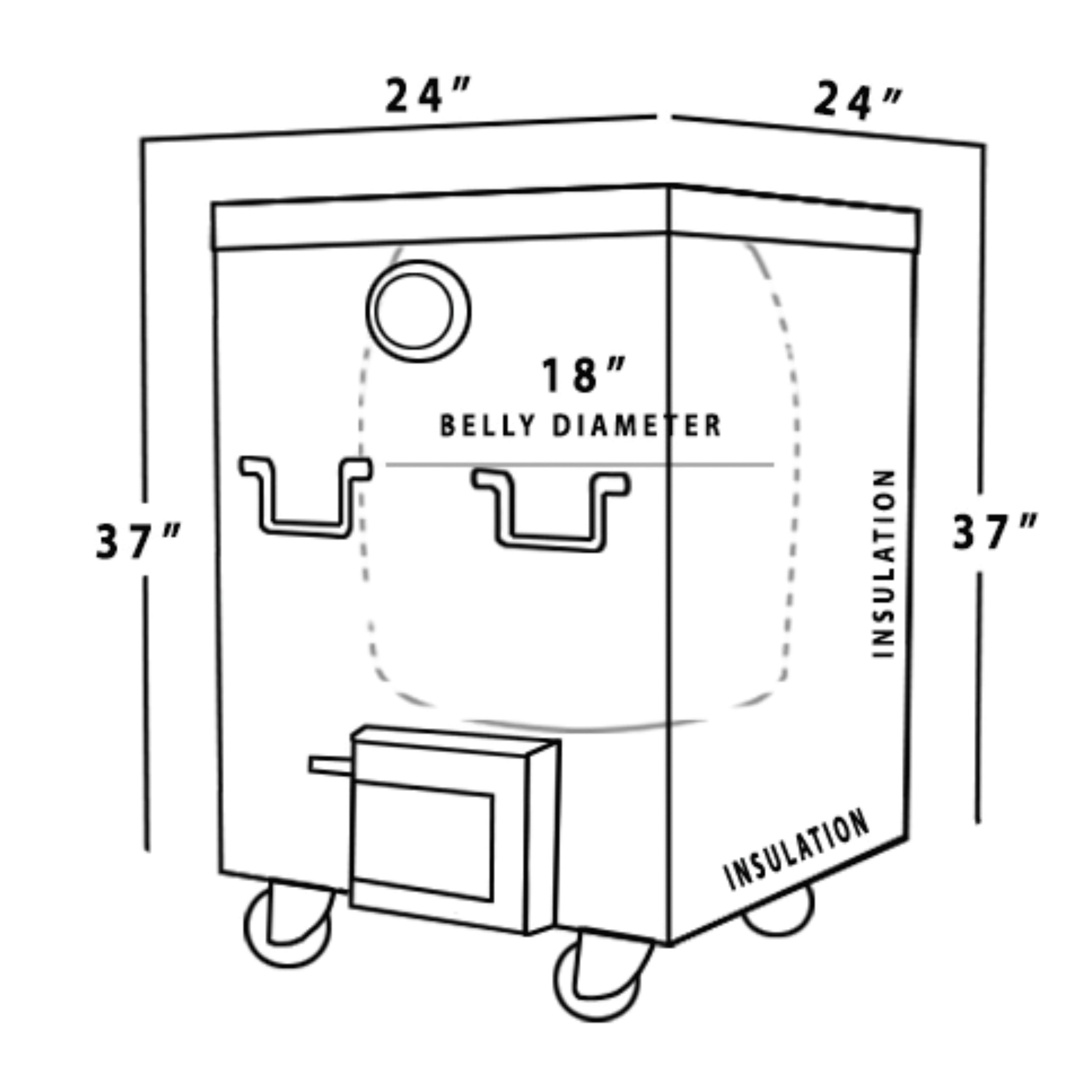 Tandoor Ovens side view